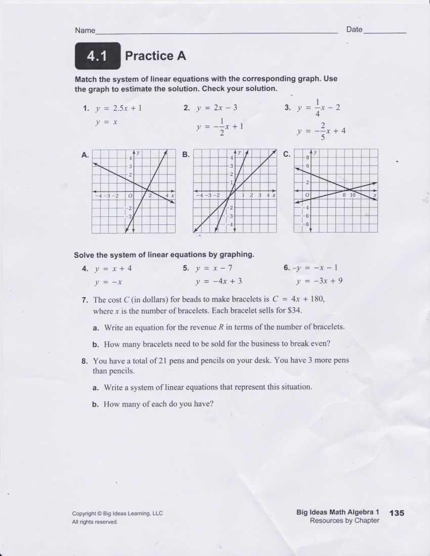Answers on geometry homework