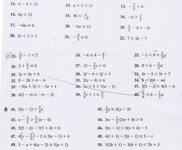 Common Core Algebra 1 Unit 5 Lesson 1 Homework Answers